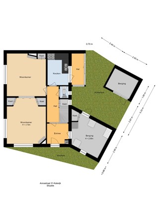 Floorplan - Annastraat 31, 2225 NR Katwijk